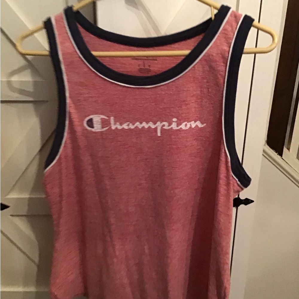 Champion Heathered Red Sleeveless Top